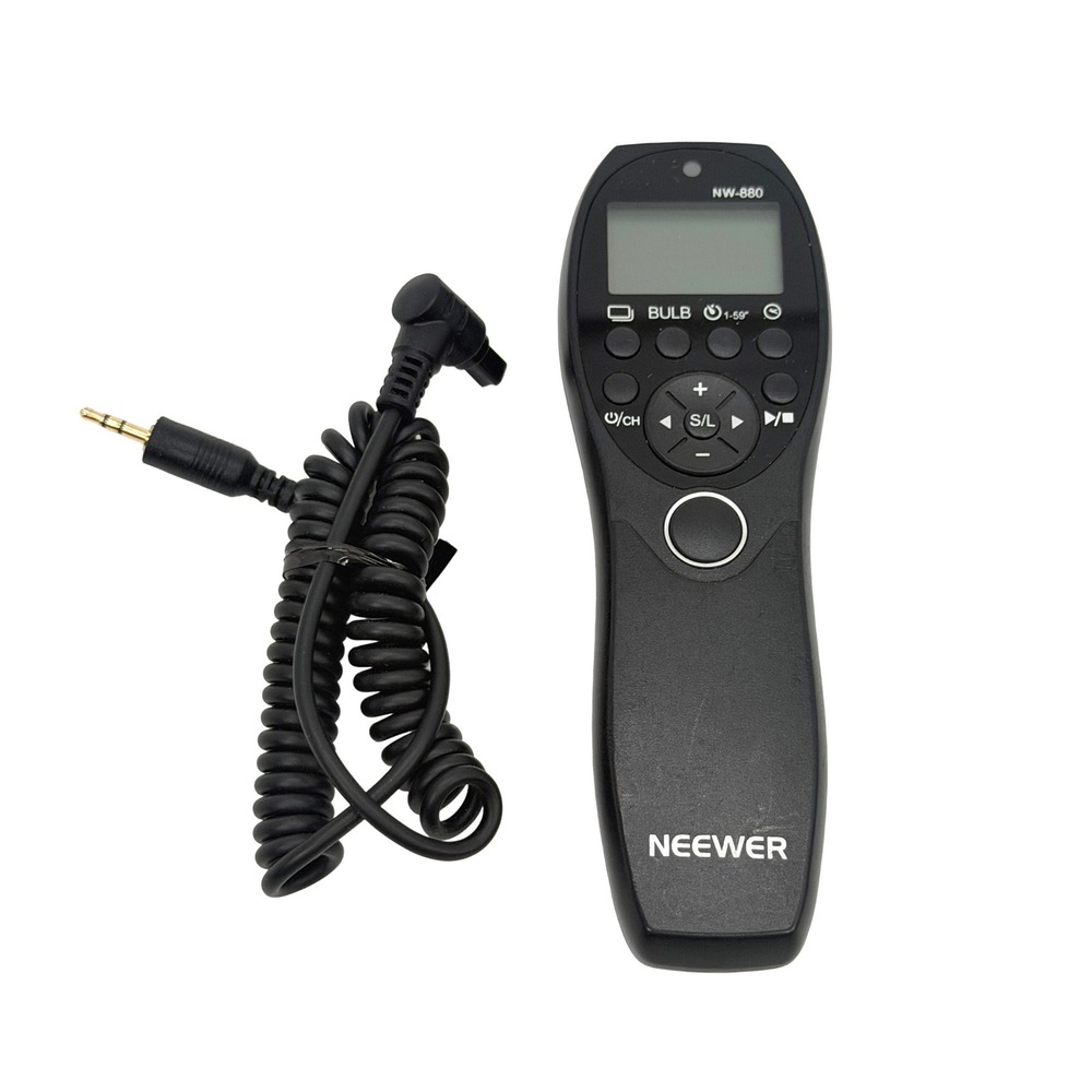 Neewer NW-880 Camera Timer Remote Control Wired Intervalometer Shutter Release